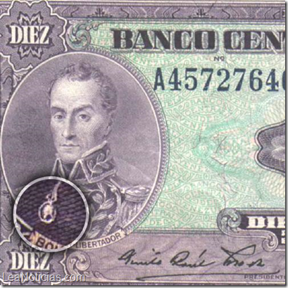 simon bolivar billete de 10