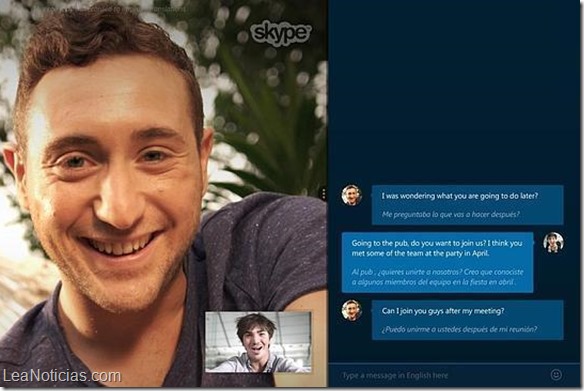 skype traduccion