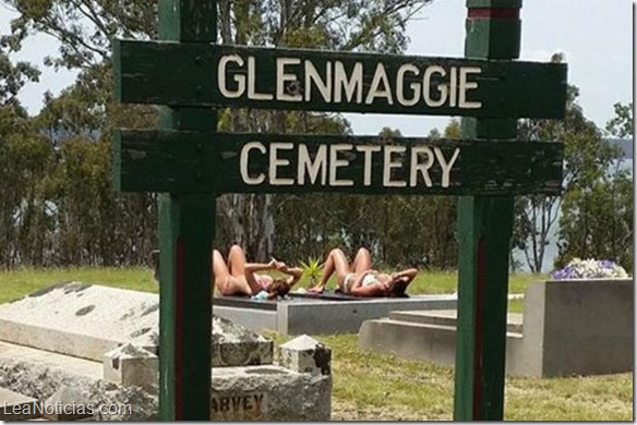 bronceado cementerio australia