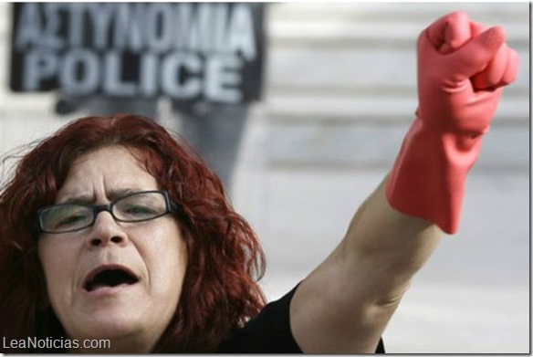 revolucion guantes de goma grecia