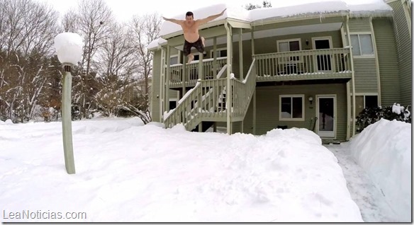 nieve salto ventanas