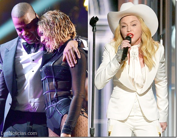 Jay Z, Beyoncé y Madonna