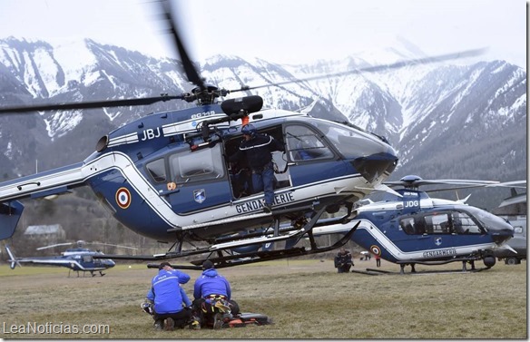 accidente avion francia rescate