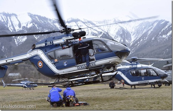 accidente avion francia rescate