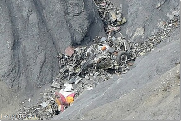 Finaliza recuperación de restos del avión de Germanwings
