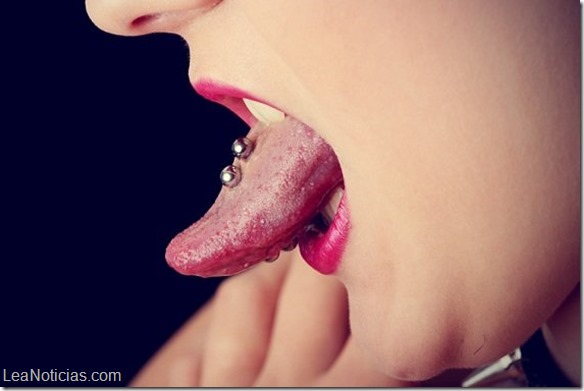 Razones por las que es riesgoso un piercing en la boca