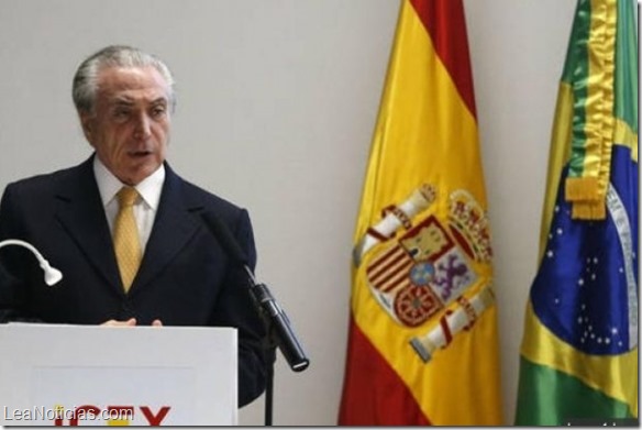 Vicepresidente brasileño aboga por entendimiento entre España y Venezuela