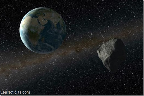 asteroide en la tierra