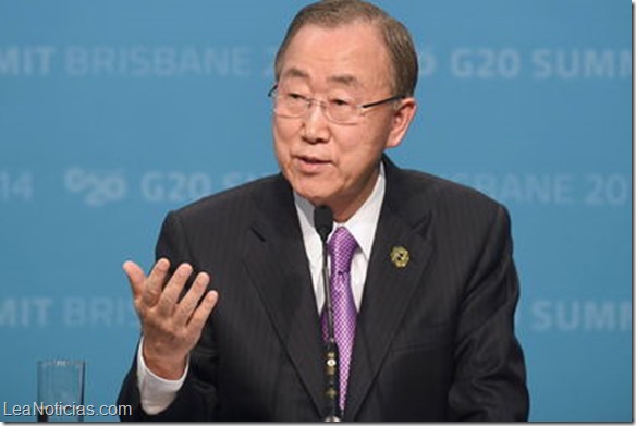 Ban Ki-moon dice que congelar el conflicto de Ucrania no beneficia a la gente