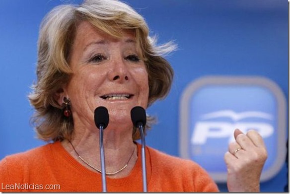 Elecciones España Esperanza Aguirre va perdiendo en Madrid
