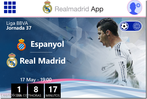 Es presentada la nueva App del Real Madrid
