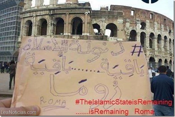 Estado Islámico amenaza a Roma en las redes sociales Se acerca la hora cero