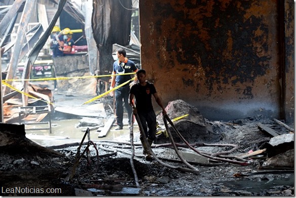Incendio en fábrica de zapatos en Filipinas deja 72 personas fallecidas