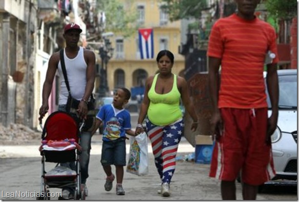 Las banderas de EE.UU. están de moda en Cuba