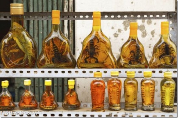 bebidas alcogolicas extrañas