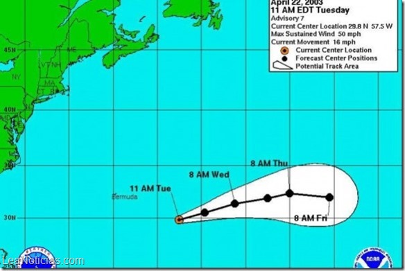 tormenta ana