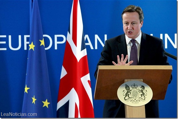 Cameron amenaza con destituir a ministros que pidan salir de la UE