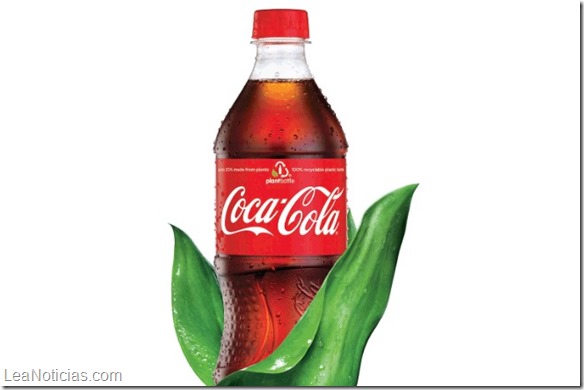 Coca-Cola produce nuevas botellas a partir de plantas