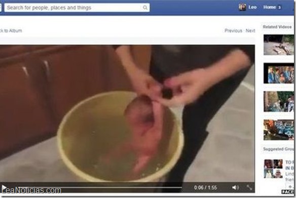 Críticas contra Facebook por un vídeo terrible de un bebé sollozando