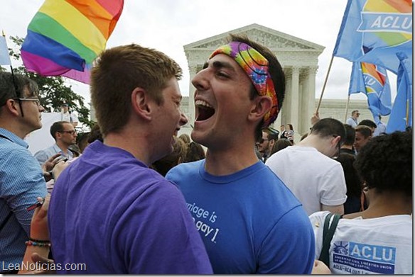 Estados Unidos legaliza el matrimonio homosexual en todos los estados del país