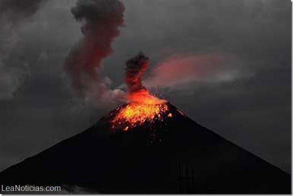 La actividad volcánica sube de Chile hasta Guatemala