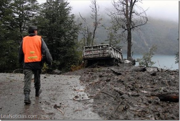 Lluvias intensas y desprendimientos se registran en San Carlos de Bariloche