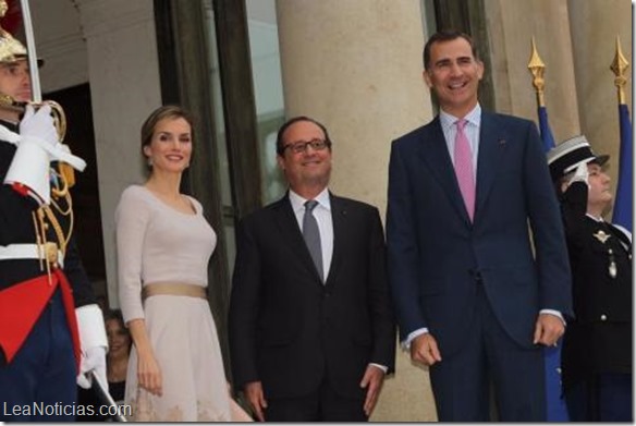 Los reyes de España llegaron a Francia en visita de Estado