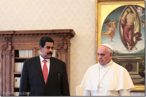 Nicolás Maduro se reunirá con el Papa Francisco en el Vaticano