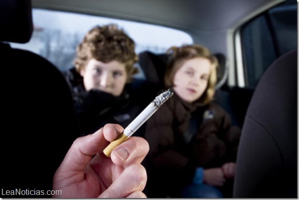 Niños expuestos a humo de tabaco tienden a tener una cintura más ancha