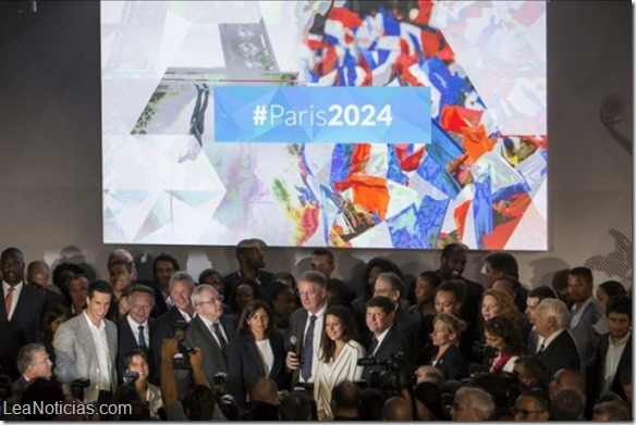 París presenta su candidatura para los Juegos Olímpicos de 2024