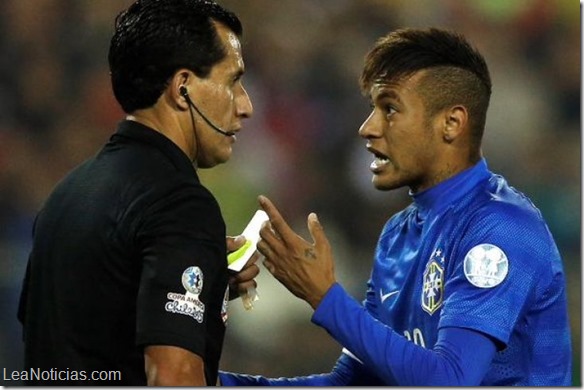 Revelan el insulto de Neymar al árbitro que lo dejó fuera de la Copa América