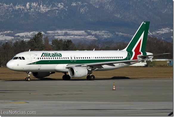Alitalia suspende sus vuelos a Caracas