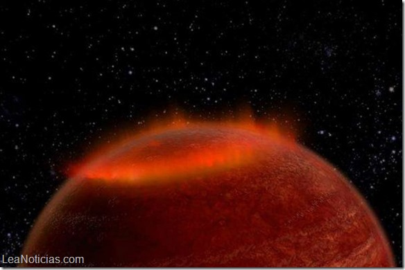 Descubren la primera aurora gigante fuera del Sistema Solar