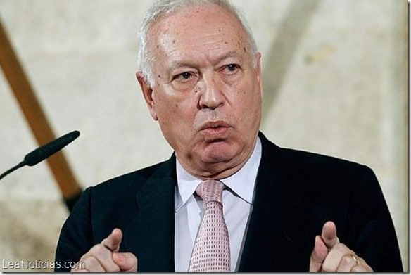 Margallo Es falso que España financie a oposición venezolana