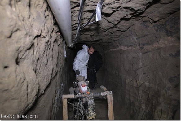 Obtienen huellas de los constructores del túnel de El Chapo