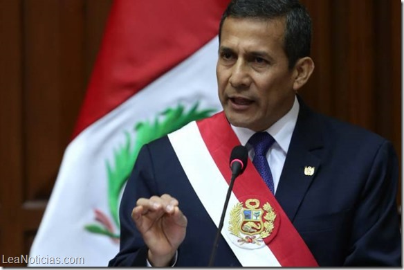 Ollanta Humala Si le va mal a Venezuela, le irá mal a Suramérica