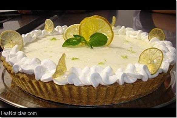 Prepara una rica tarta de limón y disfruta una dulce merienda