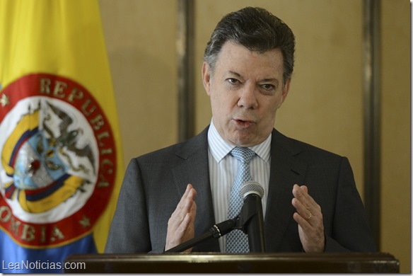 Santos confirma que alto el fuego de las FARC durará cuatro meses