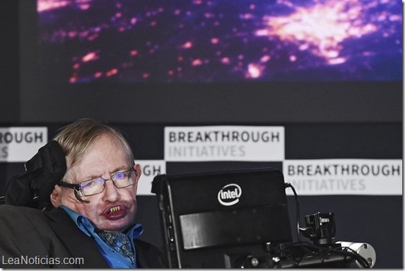 Stephen Hawking lanza programa de búsqueda de vida extraterrestre
