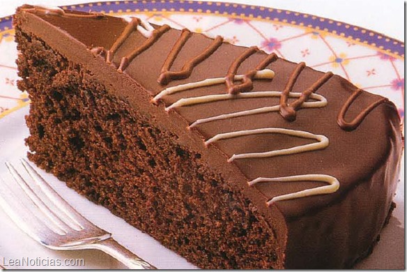 Deliciosa torta de chocolate para diabéticos