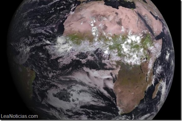 El satélite meteorológico MSG-4 captura la primera fotografía de la Tierra