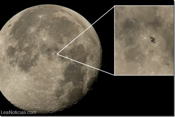 Qué oculta la NASA en esta foto de la Luna