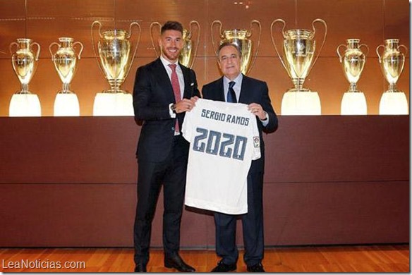 Sergio Ramos se queda en el Real Madrid hasta el 2020