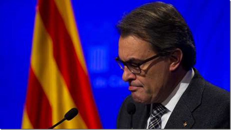 Líder catalán promete seguir adelante con secesión