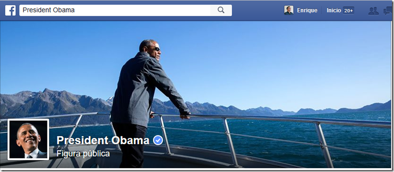 Obama abre página personal en Facebook