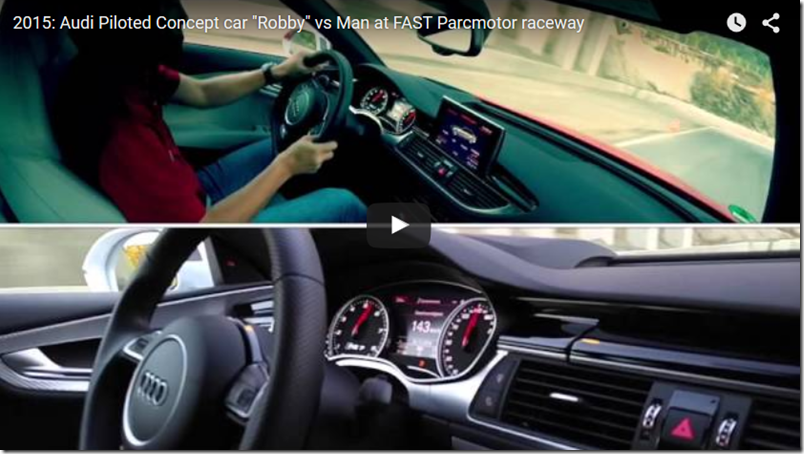 Audi RS 7 autoconducido: Humano contra máquina