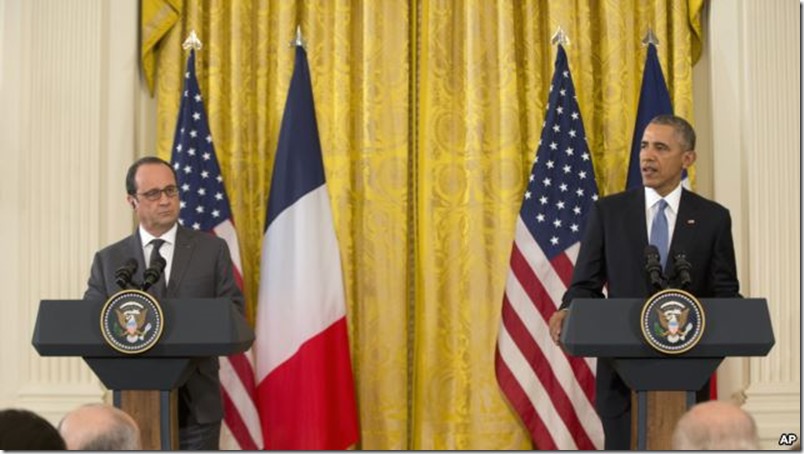 Obama: EE.UU. y Francia deben destruir a ISIS juntos