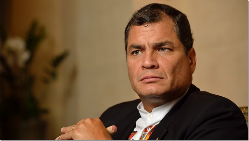 Rafael-Correa la oposicion es golpista