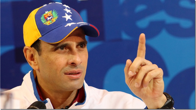 Capriles: “El tiempo de Dios llegó”