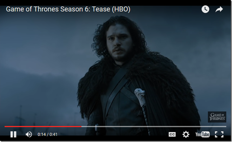 OMG: Este es el primer teaser de la sexta temporada de Game Of Thrones (video) OMG: Este es el primer teaser de la sexta temporada de Game Of Thrones (video)